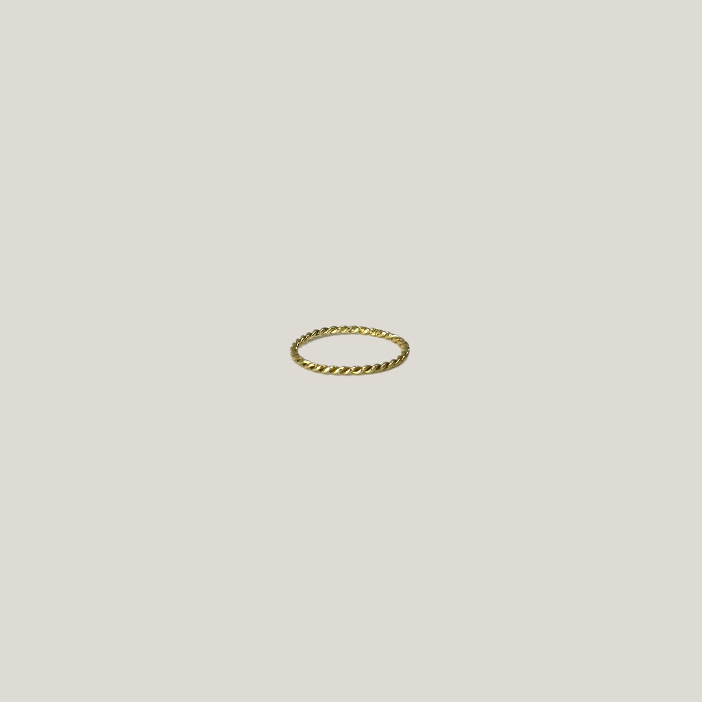 18 karaat twisted ring