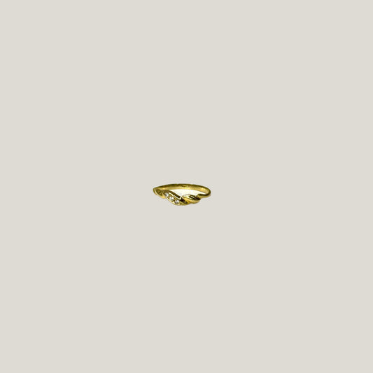 LIVIA | 18k gouden ring met diamant