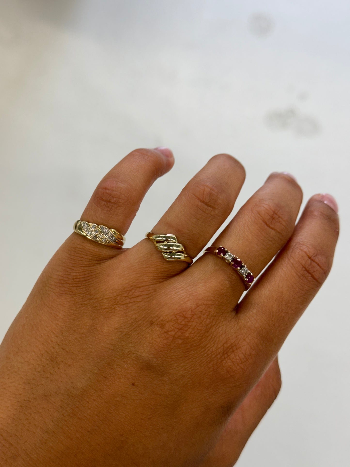 JACKIE | 14k vintage croissant ring