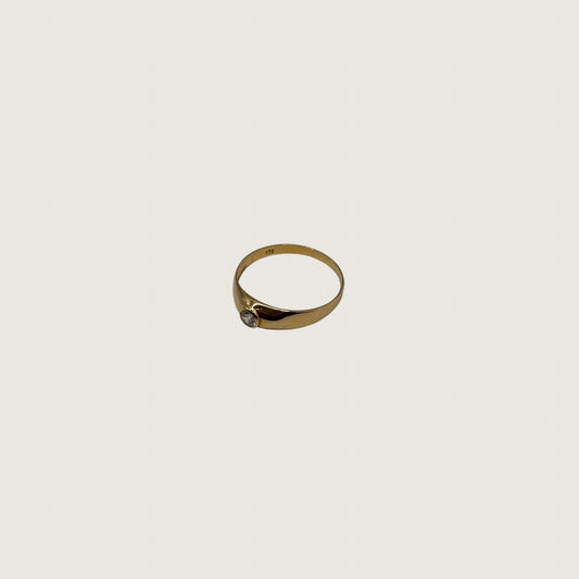 IVY | 9k gouden ring met zirkonia